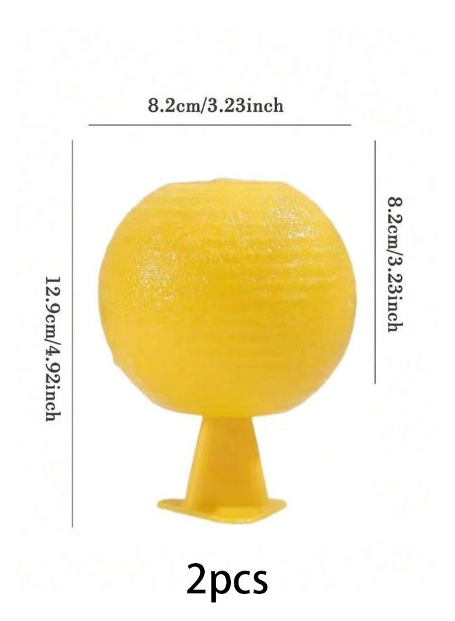 Generic 2PC Sticky Fruit Fly Traps, Fungus Gnat Traps, Flying Mosquito Traps, Non-Toxic & Odorless, for Indoor, Outdoor, Home, Kitchen, Plants, Trees, Flying Insects  - Image 2