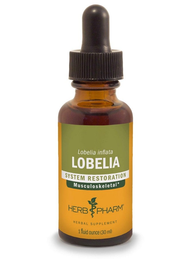 Herb Pharm Certified Organic Lobelia Liquid Extract for Musculoskeletal System Support - 1 Ounce (DLOBEL01) - Image 1