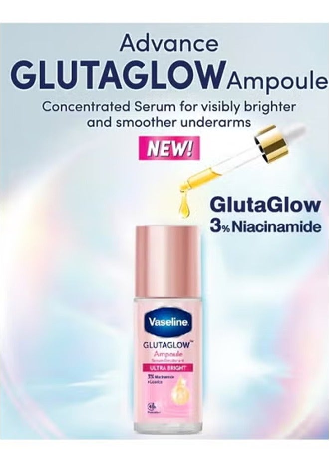 Vaseline Glutaglow Ultra Bright Ampoule Serum Deodorant - 45ml - Image 4