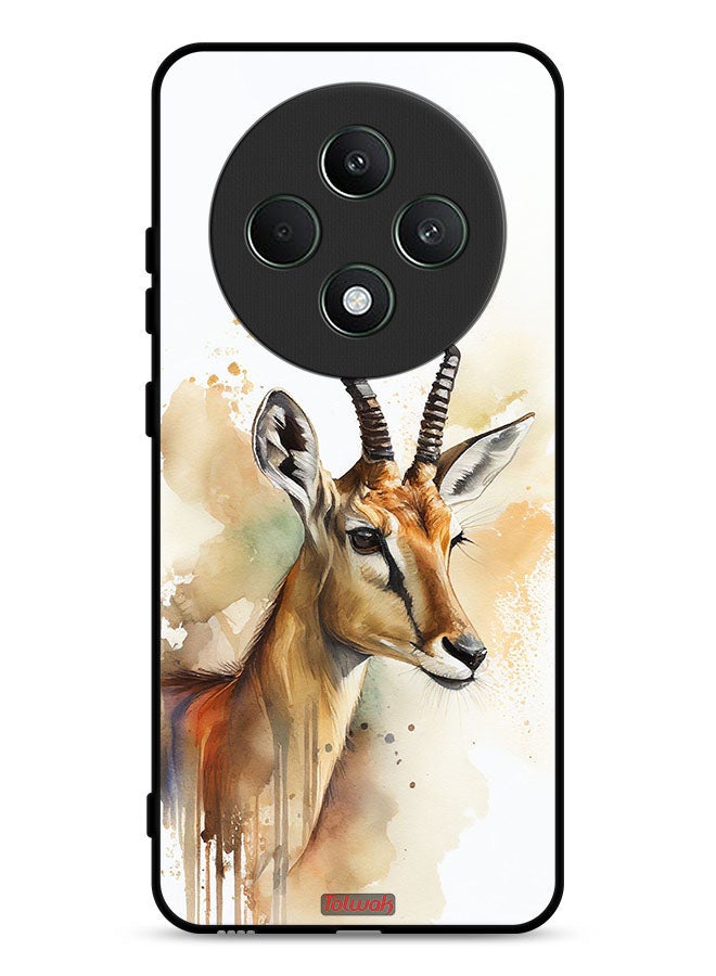 Tolwak Oppo Reno12 F 5G Protective Case Cover Deer Abstract Art - Image 1
