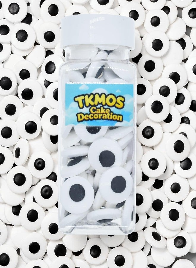 TKMOS 18mm Candy Eyeballs- Candy Eyes for Cake Decorating, Eyeball Candy Sprinkles for Cookie, Cupcake Toppers(100g/3.5oz) (Large eyes) - Image 1