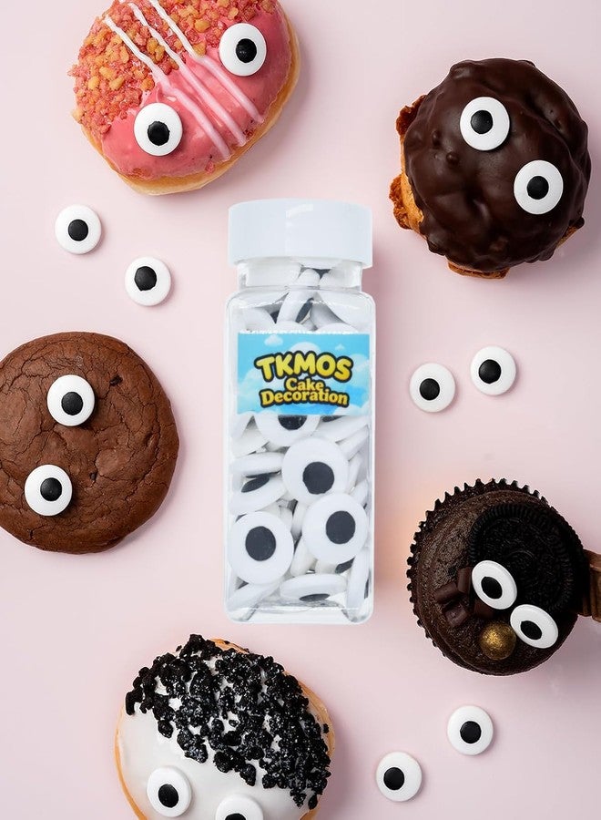 TKMOS 18mm Candy Eyeballs- Candy Eyes for Cake Decorating, Eyeball Candy Sprinkles for Cookie, Cupcake Toppers(100g/3.5oz) (Large eyes) - Image 5