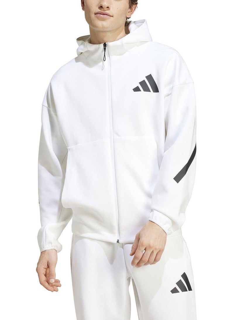 Adidas Z.N.E. Full-Zip Hooded Track Jacket - Image 3