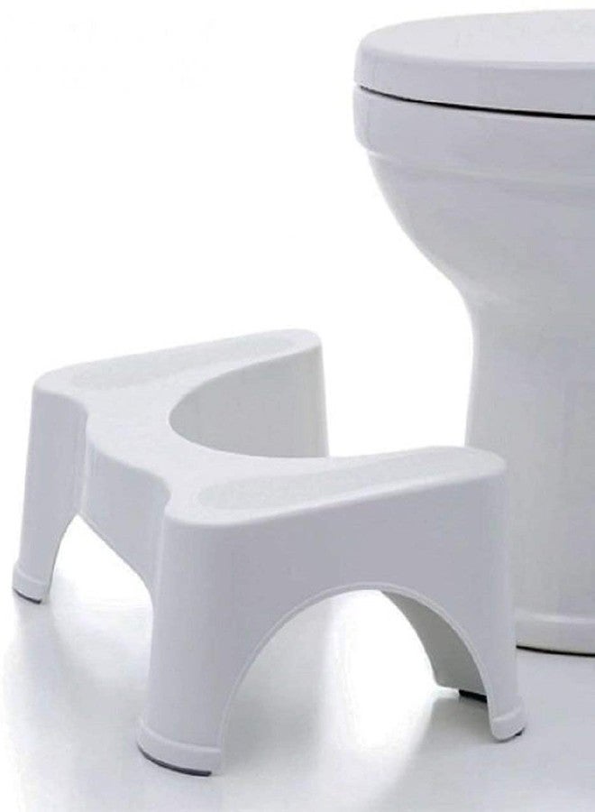 SKOFRI Toilet Stool Squat Potty-Shotty Toilet Step Stool Anti-Skid,Promotes Squatting Like The Indian Style Angular Leg Position On Western Pot, for Kids & Adults Advise Perfect Posture Potty Stool - Image 1