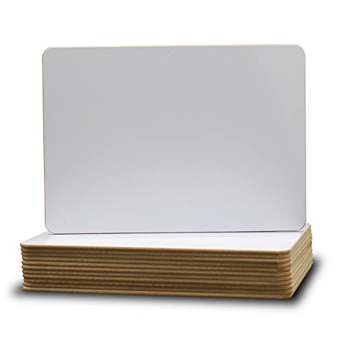 Flipside Products 9.5" x 12" Dry Erase White Boards, Classroom Pack, Single-Sided Lapboard for Class, Reusable for Group Participation - 12 Pack - Image 1