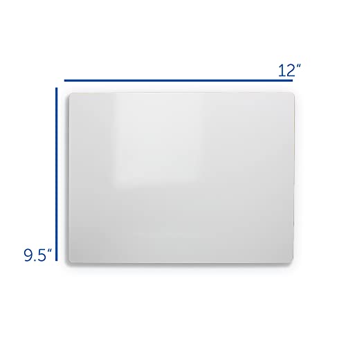 Flipside Products 9.5" x 12" Dry Erase White Boards, Classroom Pack, Single-Sided Lapboard for Class, Reusable for Group Participation - 12 Pack - Image 3