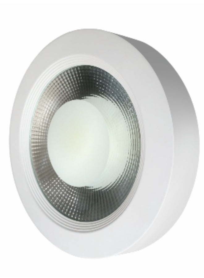MD 30W Round Surface Mount LED Ceiling Light, 2400LM Flushmount Panel, No Drill Needed for Corridor Hallway Bedroom, 220V-240V, 22cm - Image 1