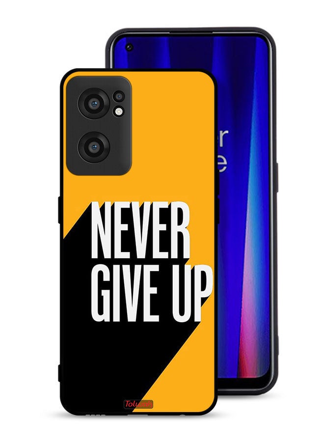 Tolwak OnePlus Nord CE 2 5G Protective Case Cover Never Give Up - Image 1