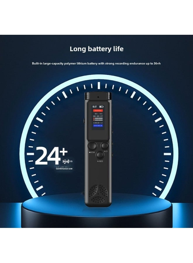 Portable High Definition Noise Reduction Digital Recording Pen For Training Meetings And Learning Voice Controlled Recorder-Color:Black-Capacity:128GB - Image 5