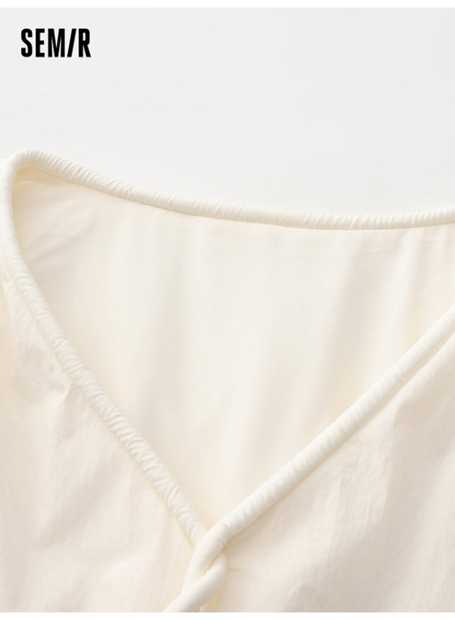 سيمير فستان طويل بلون موحد للنساء - Image 3