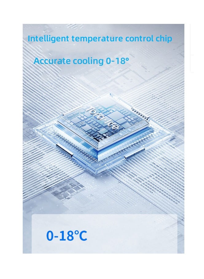Generic - Portable Cooling Cup - 0-18°C Digital Temperature Controlled Mini Refrigerator for Insulin, Growth Hormone, and Interferon | USB Powered, 30 Hours Cooling, Holds 5 Insulin Pens | Travel Friendly Insulated Case with Carrying Case - Image 1