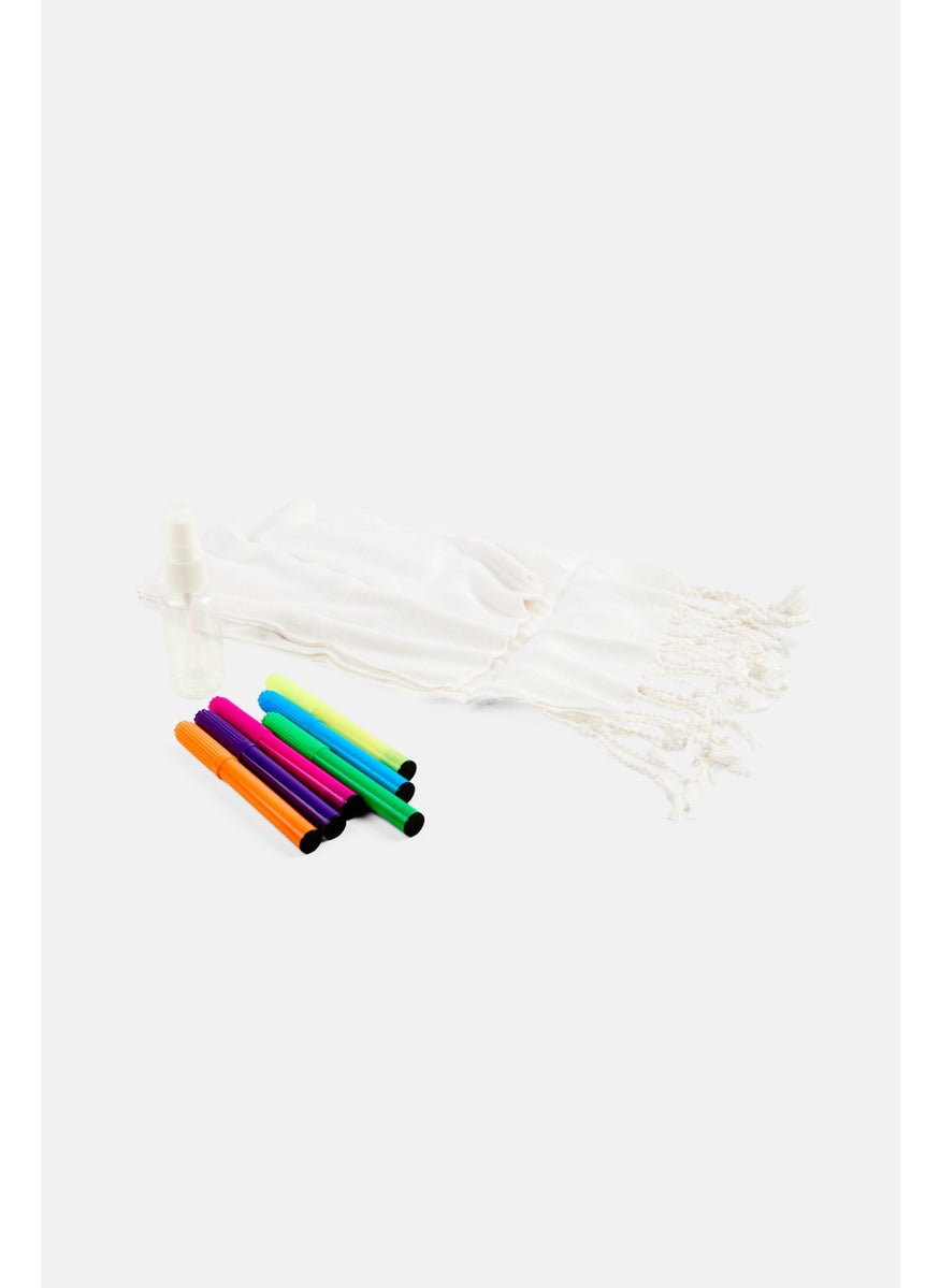 Tie Dye DIY Cool Scarf Tie Dying Kit  - Image 3