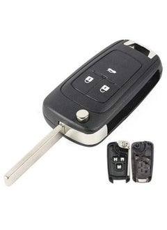 3 Button Remote Control Cover Uncut Key FOB Shell Case For Chevrolet Camaro Cruze Chevy Equinox Sonic Terrain (No Remote Chip) - pzsku/ZE46078CBF745B822FF53Z/45/_/1677933968/de988fda-db83-455c-b9aa-27420c110b68