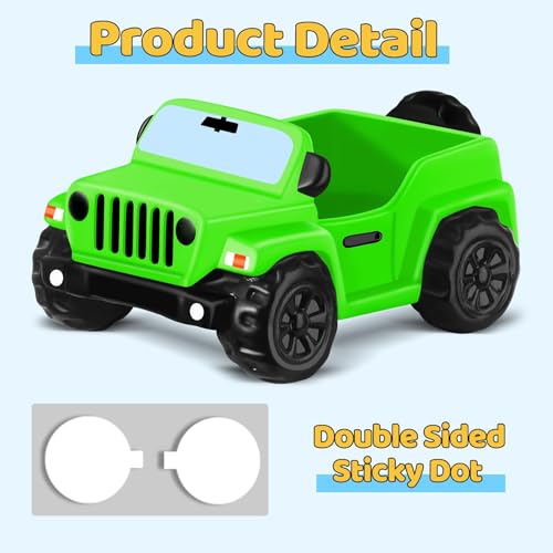 ANGGIKO 35 Inch Green Car Toy Match Most 2 in Rubber Ducks Ducks for Jeeps Vehicle Toys for Car Dashboard Decorations Accessory Rubber Duck Collection Easter Basket Stuffers for Kids Party Favors - Image 5