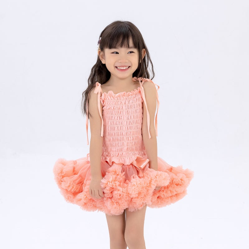 Burgundy Puffy Tutu Princess Skirt Kids Champagne 