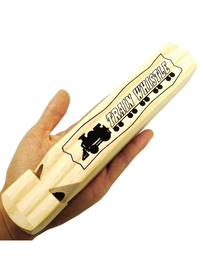 MLOLM Solid Wood Train Whistle 4 Tone Role Play Lover Wooden Whistle Thomas For Educational Party Favorstoy Gift Prop Contest Or Carnival Prize  - Image 5