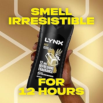 lynx عبوة 6 من عطر لينكس المنعش لمدة 12 ساعة خشب العود والفانيليا جل الاستحمام مع مرطبات نباتية قوة مزدوجة ابقَ برائحة لا تقاوم - Image 5