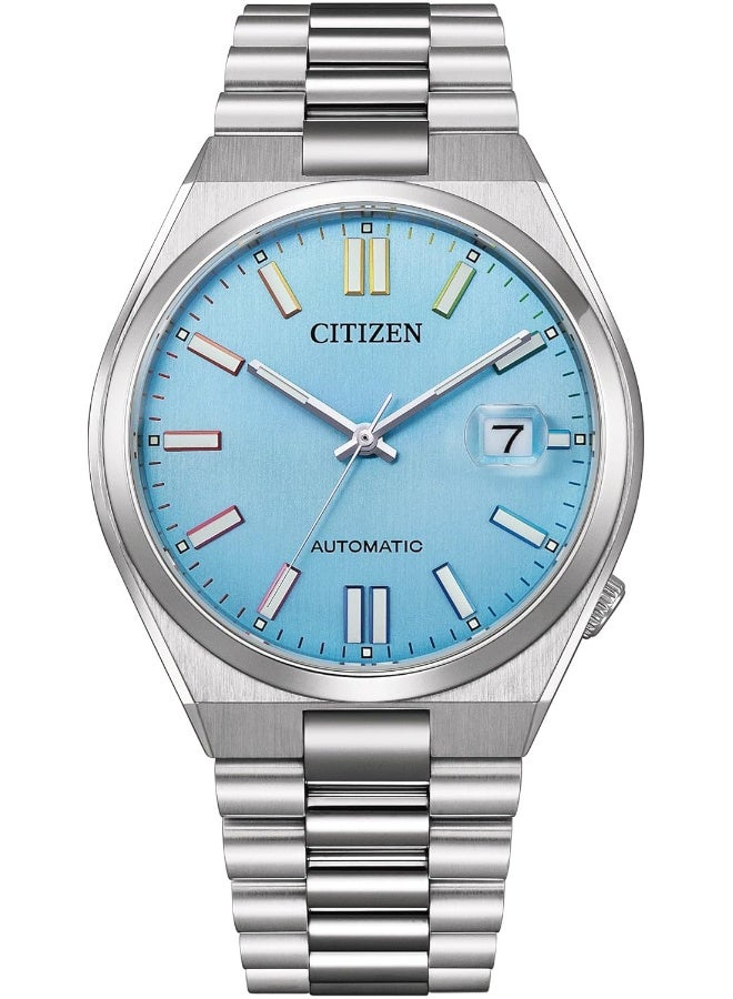 سيتيزن ساعة تسويوسا للرجال، أوتوماتيكية تناظرية، بمينا أزرق - NJ0151-53L - Image 1