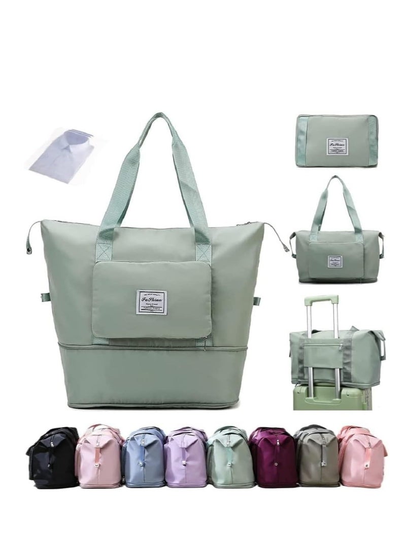 Foldable Luggage Bags with Large Wheels - Lightweight Storage Travel Duffel Bag for Small Delicious and Wet Luggage, Waterproof Portable Sports Travel Bag - Image 2