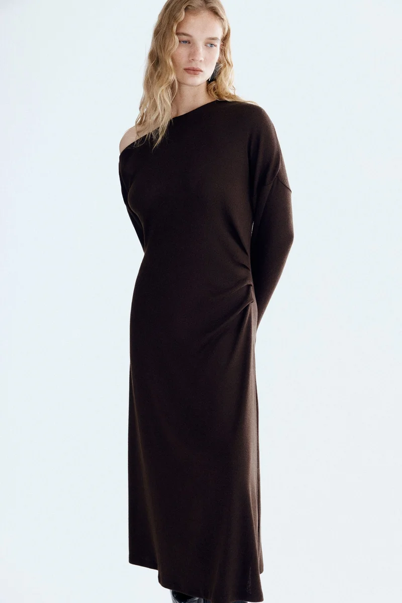 H&M One-shoulder jersey dress