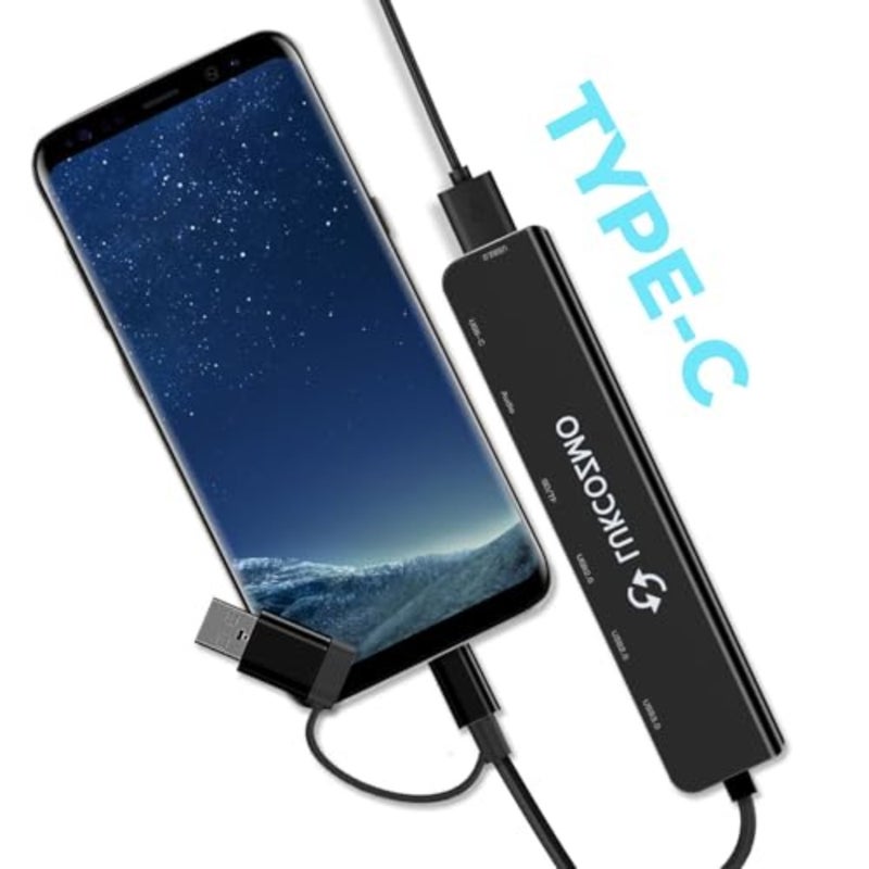 USB C Docking Station with Ethernet, 8 in 1 Docking Station to HDMI Adapter Displayport SD TF Card Reader, USB, 100W PD for USB C Thunderbolt 3 Laptops - Image 5