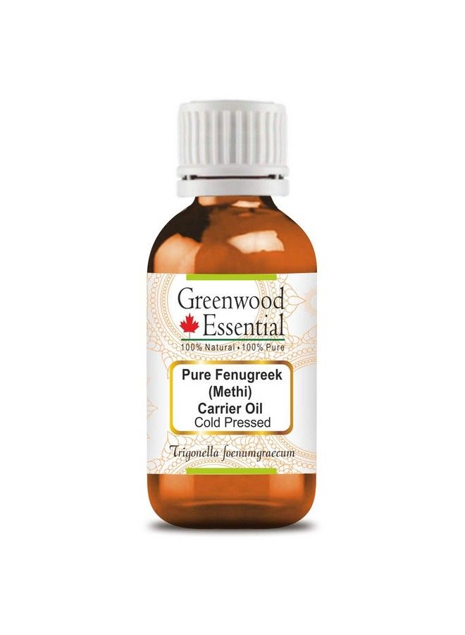 Greenwood Essential Pure Fenugreek (Methi) Carrier Oil (Trigonella Foenumgraecum) 100% Natural Therapeutic Grade For Hair And Skin 50Ml (1.69 Oz) - Image 2