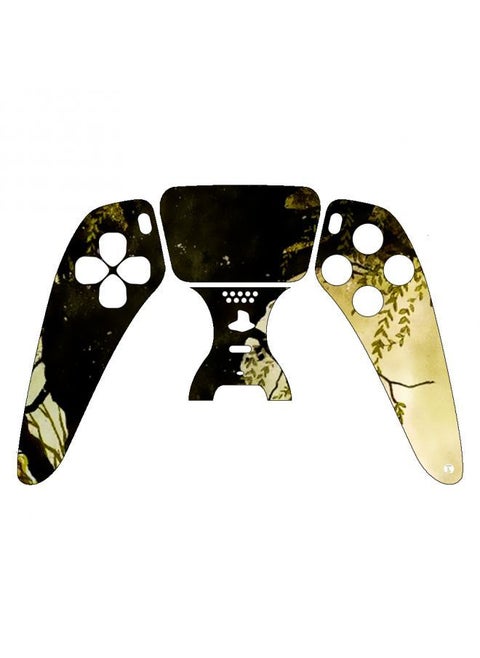Printed Ps5 Controler Sticker Cute Animals Drawing In Forest Vintage Art