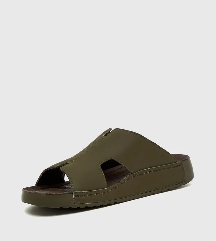 Steve Madden SNOL Green Men's Comfort Sandals
