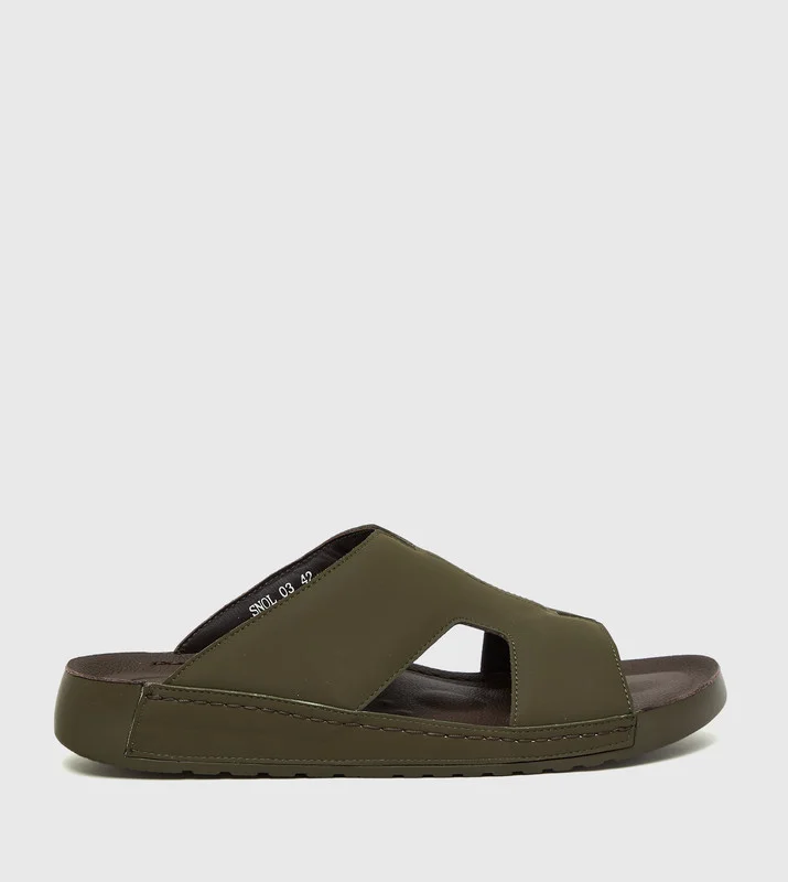 Steve Madden SNOL Green Men's Comfort Sandals