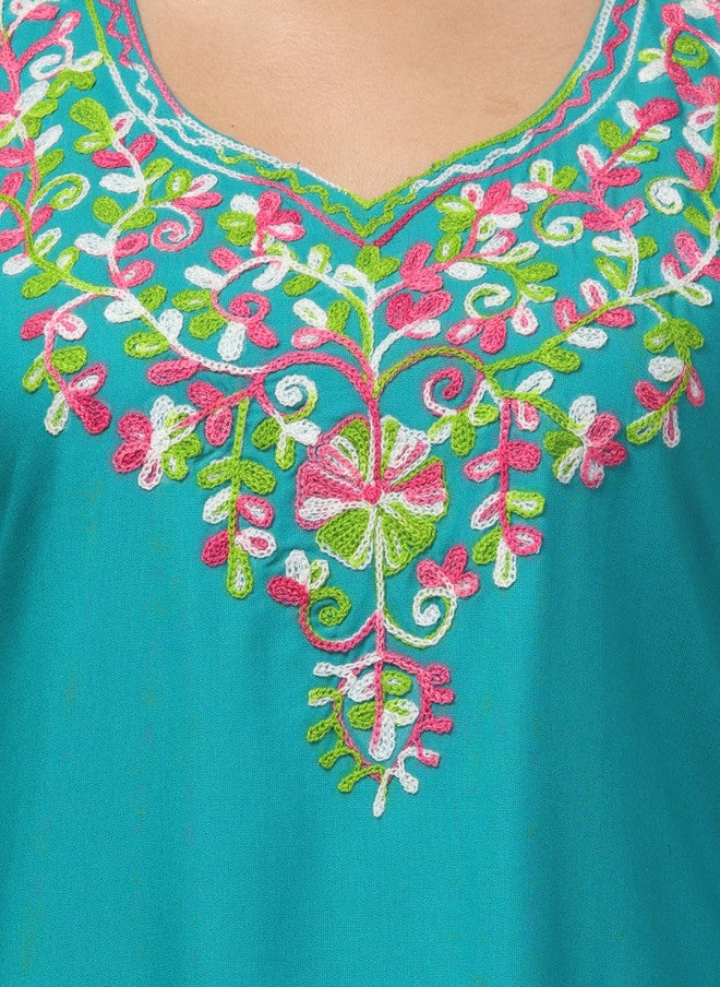 Trend Level Women Floral Embroidered Kurti - Image 2