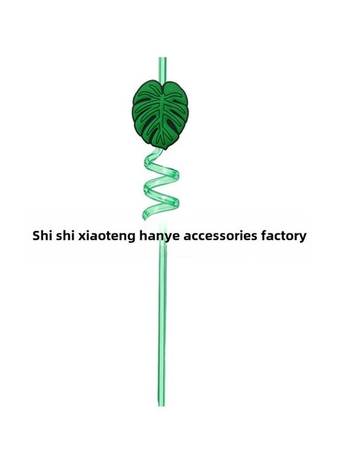 Shape Summer Beach Series Juice Drink Biodegradable Colorfulful Spiral Straws Direct Sales Can Be Wholesale-Color:SHW-5