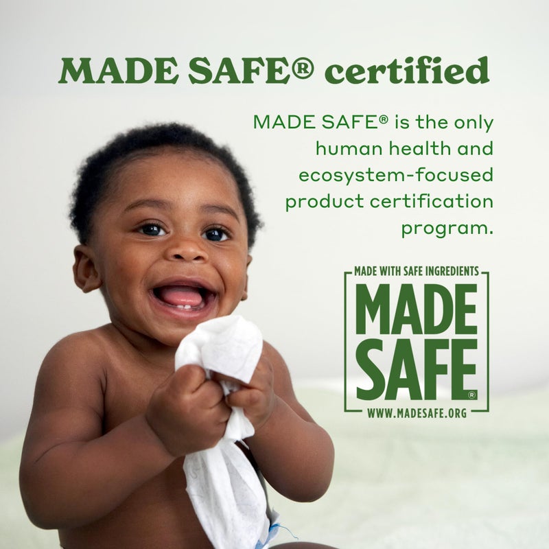 Caboo Baby Wipes, Made with Bamboo Viscose, Certified Made Safe Ingredients, Unscented Baby Wipes Good for Sensitive Skin, 72 Wipes Per Travel Pack, Total of 216 Wet Wipes - Image 5