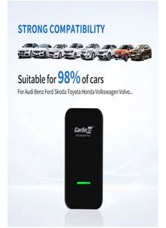 Carlinkit Carlinkit piece to convert wired CarPlay to wireless CarPlay - U2W Plus model - black color  - Image 4