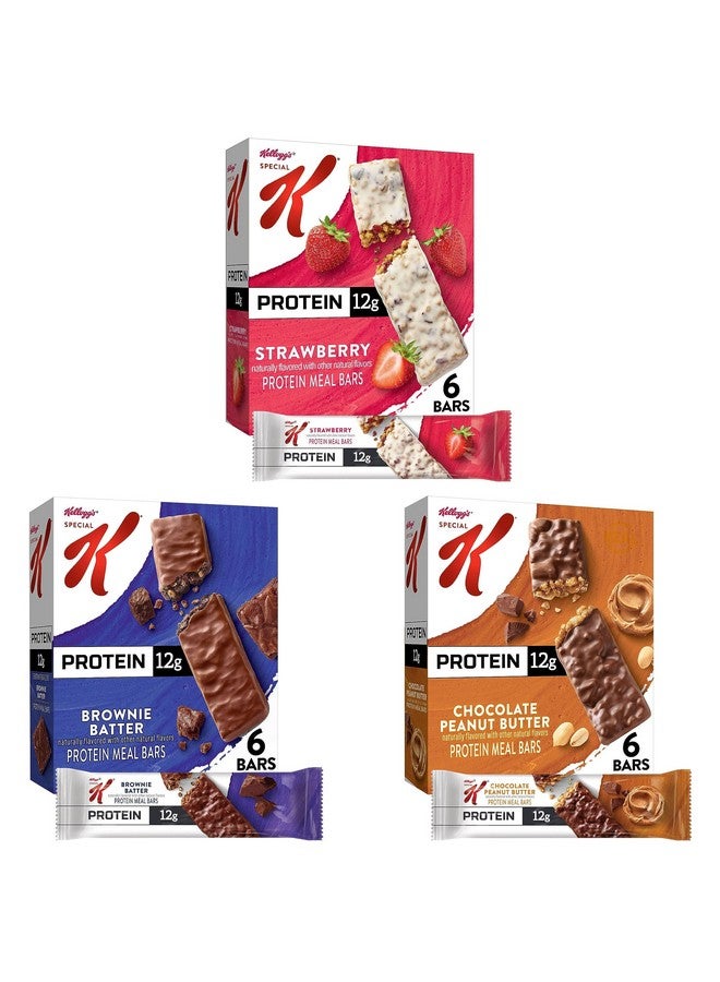 SPECIAL K Special K Protein Meal Bars Meal Replacement Bulk Protein Snacks Variety Pack (3 Boxes 18 Bars) - Image 2