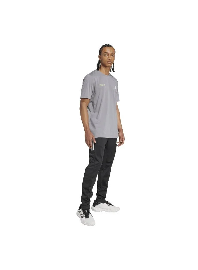 Adidas Grey Tennis Graphic T-Shirt for Men | Best Price UAE