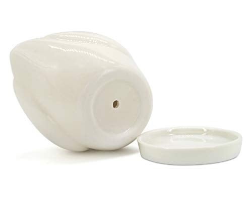 GeLive White Bird Ceramic Succulent Planter Animal Plant Pot Flower Vase Bonsai Windowsill Box with Drainage Saucer Adorable Indoor Home Decoration - Image 5