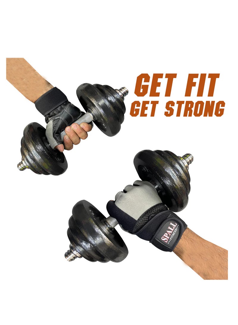 سبال رفع الأثقال قفازات جلدية حزام قصير قفازات رفع الطاقة قبضة قوية ممارسة اللياقة البدنية تعزيز قفازات المنزل الصالة الرياضية - Image 3