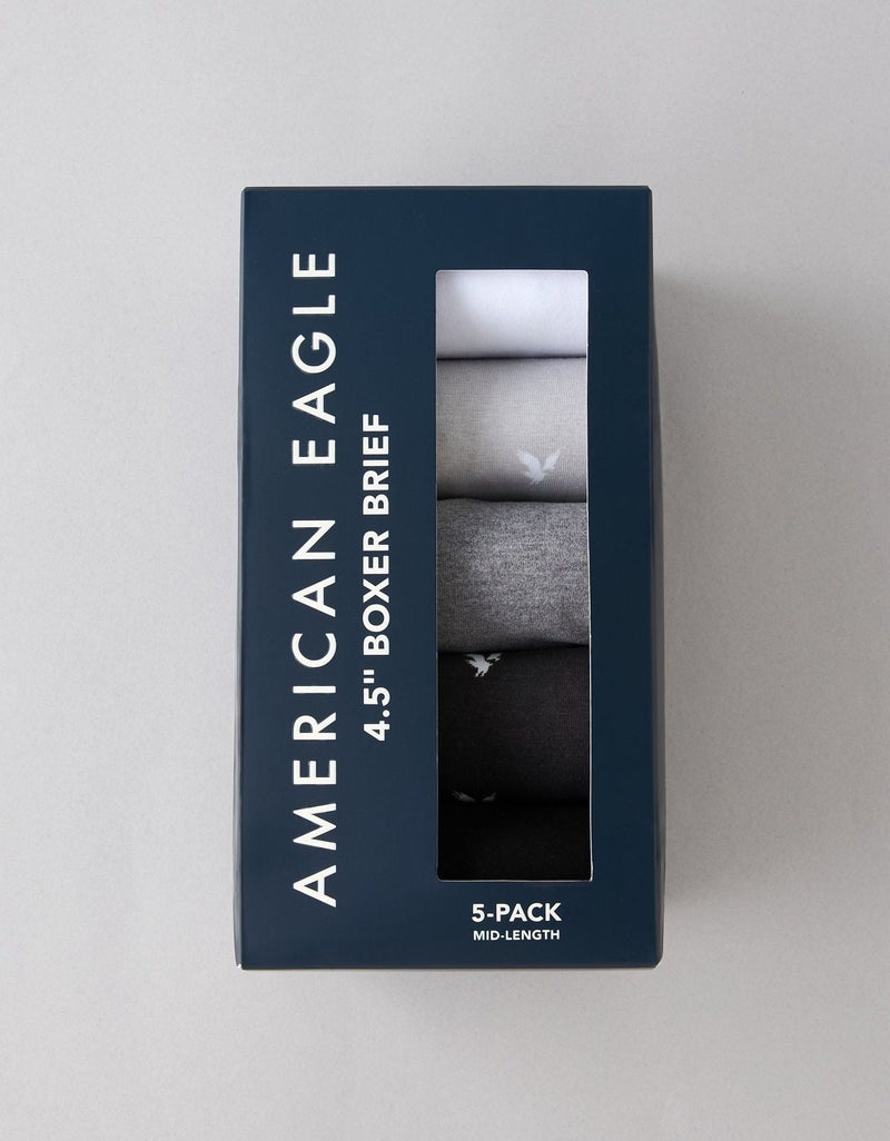 American Eagle AEO Men's 4.5" Classic Boxer Brief 5-Pack - Image 2