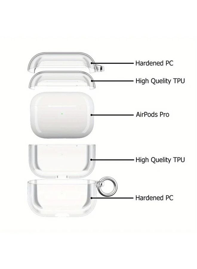 White Transparent Glitter Earphone Case For Airpods 3 Shockproof TPU Protective Anti Scratch Lightweight - Image 4