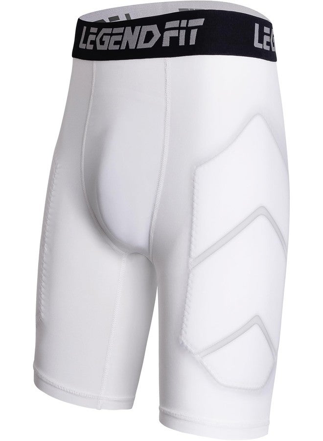 Legendfit Men Baseball Padded Sliding Shorts with Cup Pocket N0 Cup - Image 1