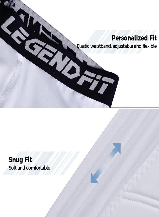 Legendfit Men Baseball Padded Sliding Shorts with Cup Pocket N0 Cup - Image 4