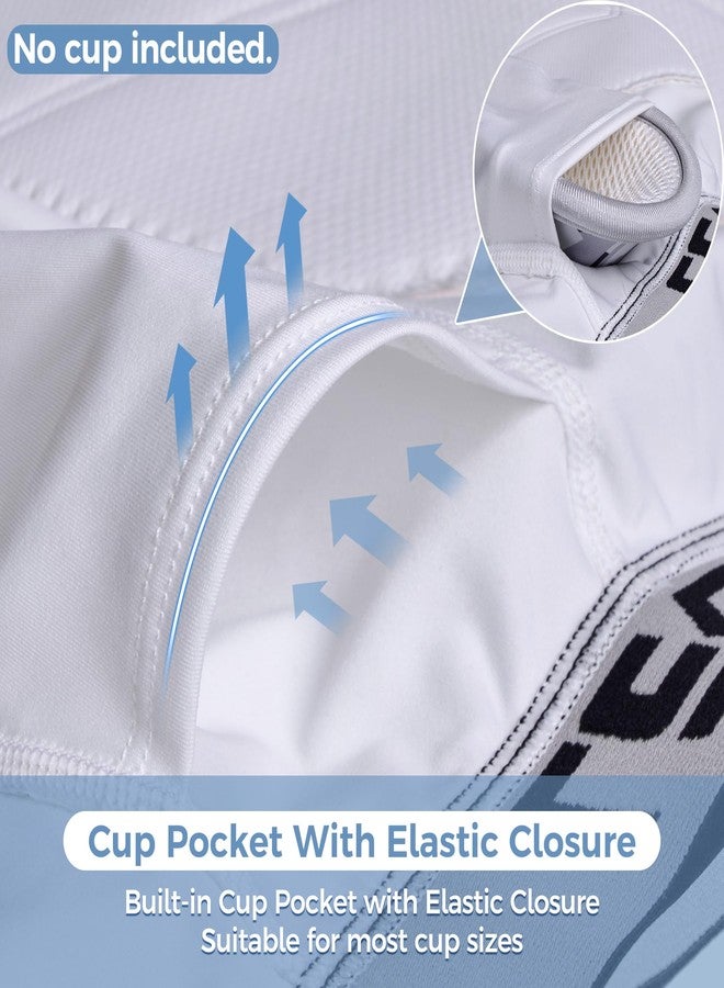 Legendfit Men Baseball Padded Sliding Shorts with Cup Pocket N0 Cup - Image 3