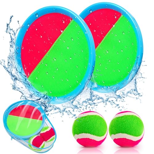 Qrooper Toddler Toys Toss and Catch Ball Set Easter Basket Stuffers for Kids Toddler Toys for 3 4 5 6 7 8 Year Old Boys Girls Birthday Gift Yard Outdoor Games for Kid Ages 48 812 Beach Pool - Image 1