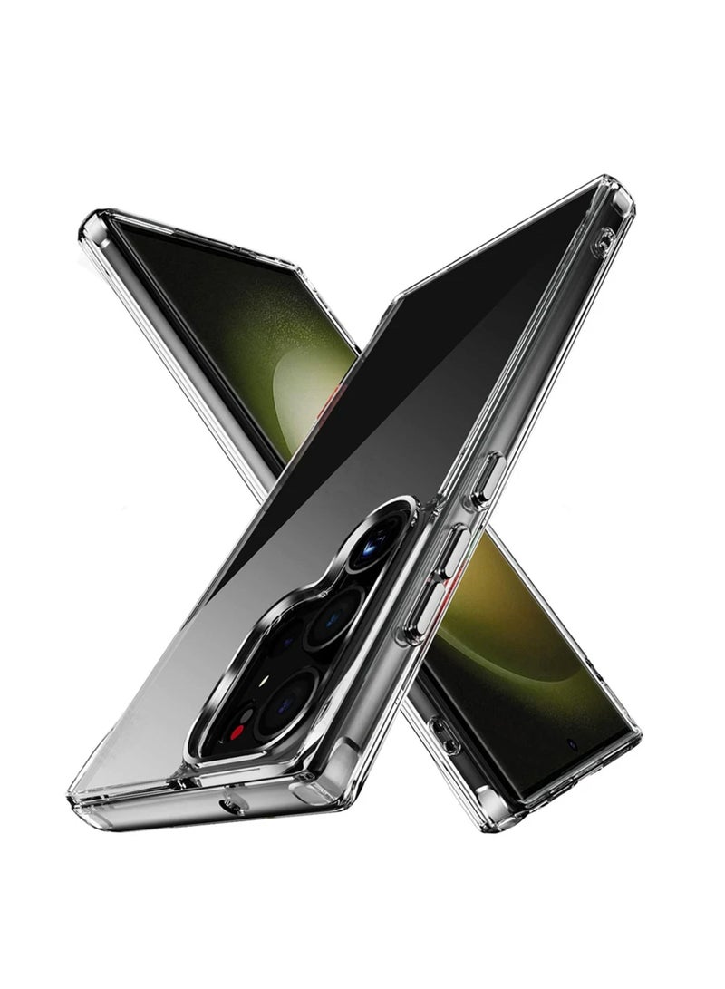 جراب Samsung Galaxy S23 Ultra من الدرجة العسكرية للحماية من السقوط ومضاد للاصفرار ومضاد للصدمات ومضاد للخدش لهاتف Samsung S23 Ultra - Image 1