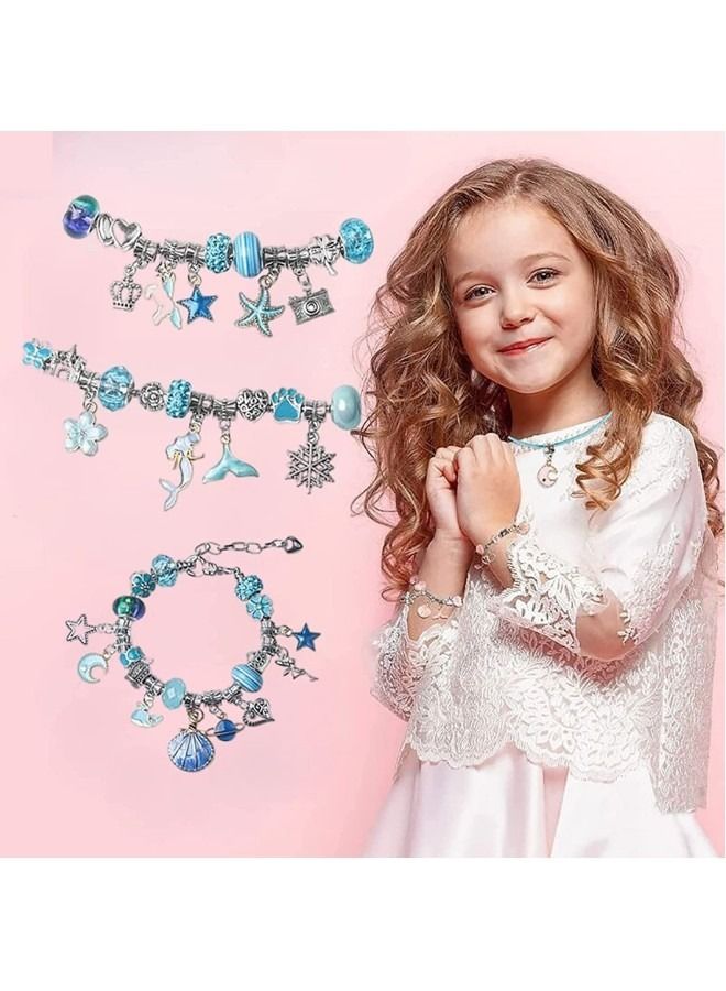 GGEROU Bracelet Making Kit for Girls,66 Pcs Charm Bracelets Kit with Jewelry Box,Jewelry Charms, Bracelets for DIY Craft - Image 2