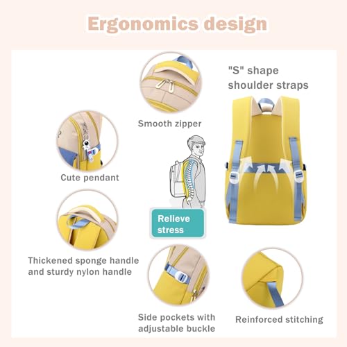 Armbq Kids Backpack,Preschool Backpack for Boys Girls,Cute School Backpack for Elementary Simple Child Kindergarten Backpack - Image 5