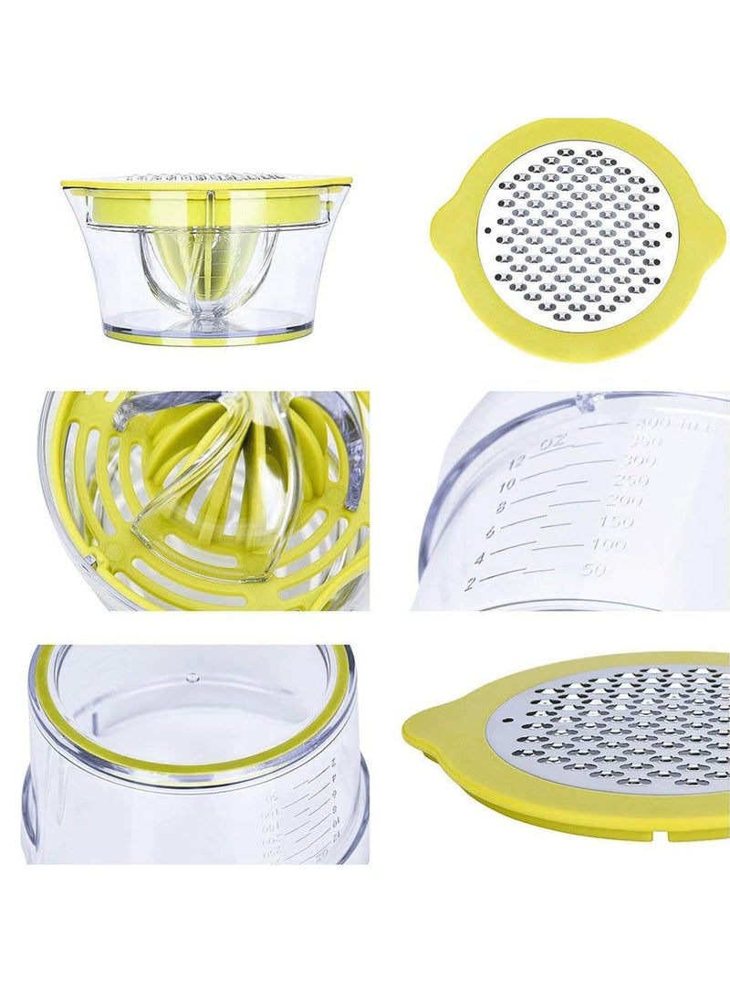 Citrus Lemon Orange Juicer Manual Hand Squeezer with Built-in Measuring Cup and Grater, 12OZ, Green - pzsku/ZE4618D804A5621804D91Z/45/_/1732687687/a2e832f6-2ee3-4a36-a919-6ae7d4df6a92