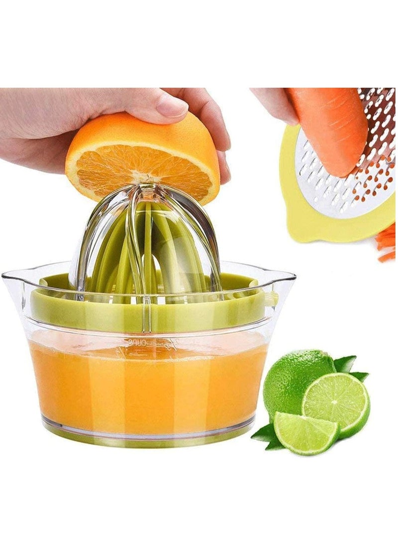 Citrus Lemon Orange Juicer Manual Hand Squeezer with Built-in Measuring Cup and Grater, 12OZ, Green - pzsku/ZE4618D804A5621804D91Z/45/_/1732687718/27c43501-73dd-4989-842e-6f596b828632