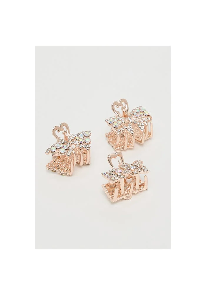 3 Piece Studded Claw Clips