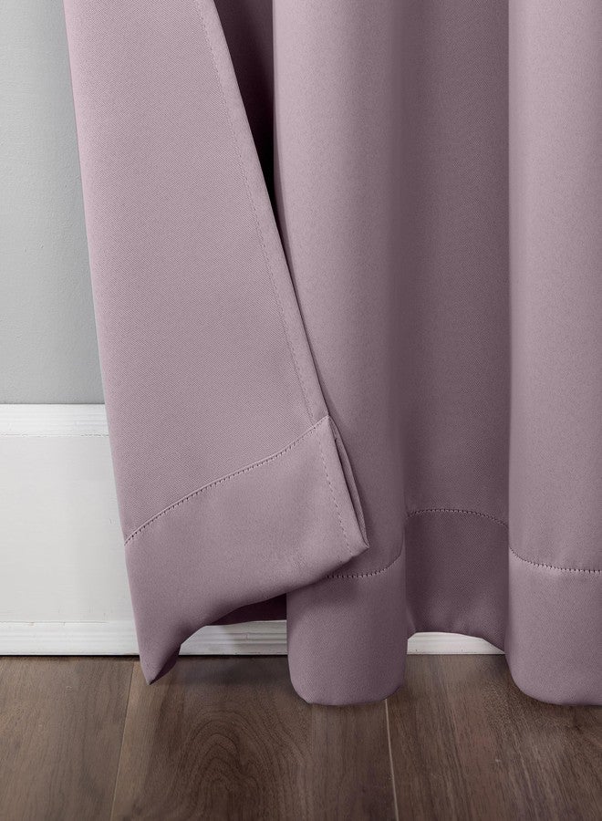 Sun Zero Easton Energy Saving Blackout Grommet Curtain Panel, Lavender, 40" x 84" (1 Panel) - Image 4